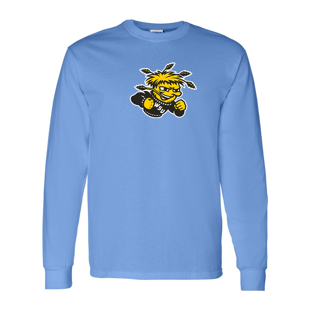 Men's Wichita State Shockers  Gildan Heavy Cotton Long Sleeve T-Shirt