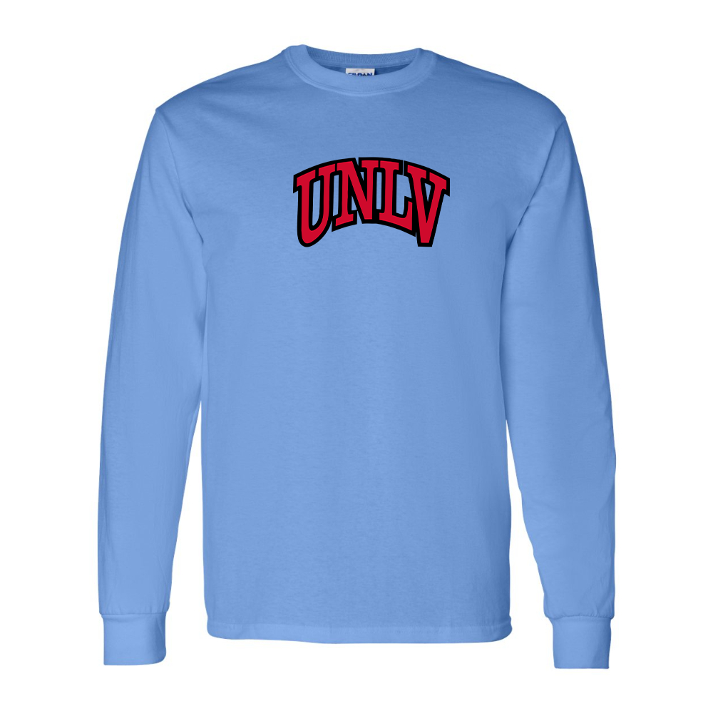 Men's UNLV Rebels Gildan Heavy Cotton Long Sleeve T-Shirt