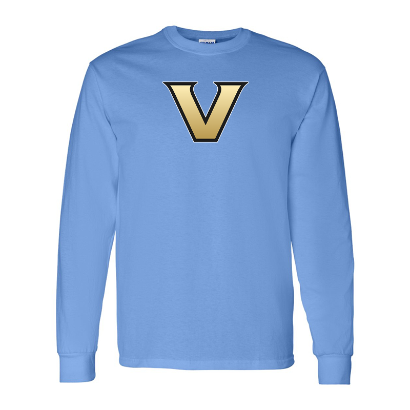 Men's Vanderbilt Commodores Gildan Heavy Cotton Long Sleeve T-Shirt