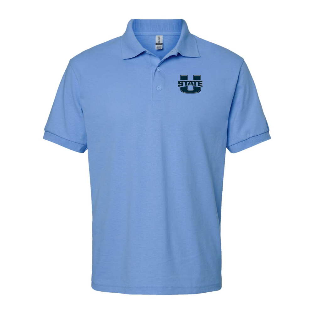 Men's Utah State Aggies Gildan Dry Blend Jersey Polo