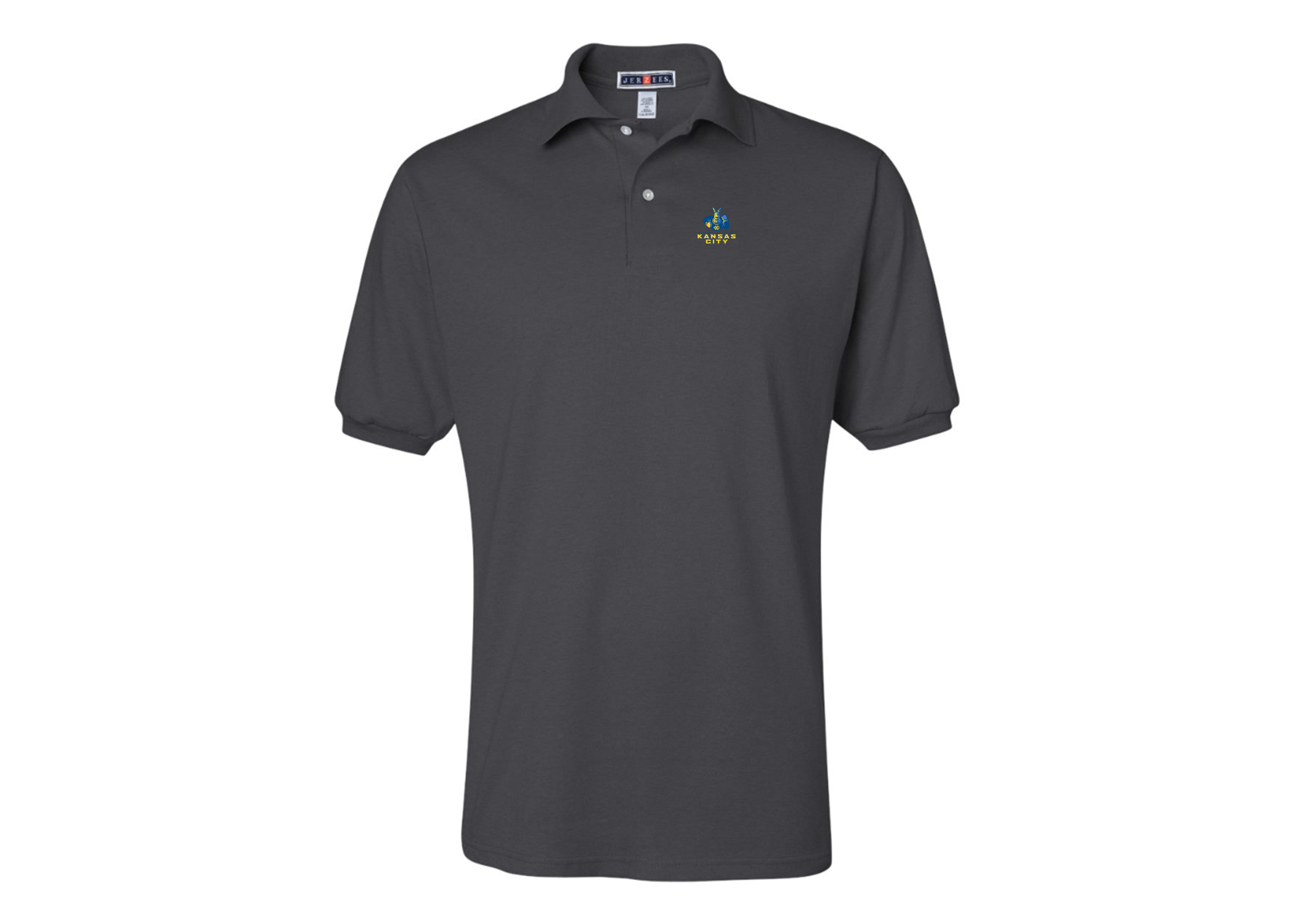 Men's UMKC Kangaroos JERZEES SpotShield polo