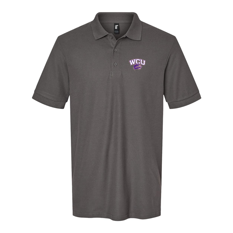 Men'sWestern Carolina Catamounts  Gildan Hammer Pique Polo