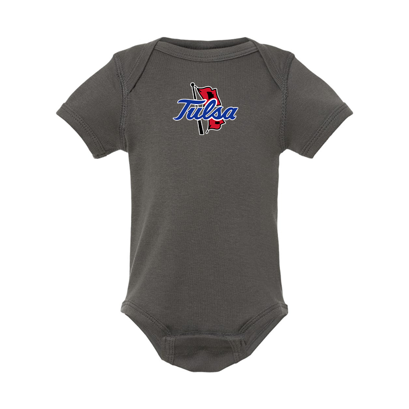Tulsa Golden Hurricane  Rabbit Skins Infant Baby Rib Bodysuit