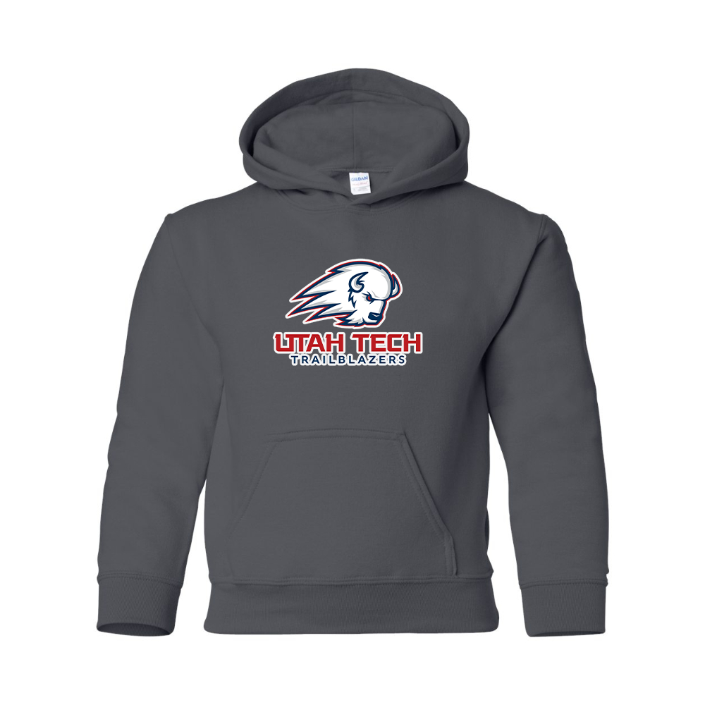 Youth Utah Tech Trailblazers  Gildan Heavy Blend  Hooded Sweatshirt
