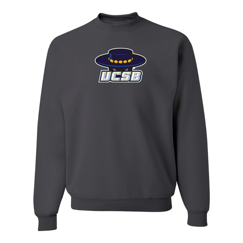 Men's UCSB Gauchos  JERZEES NuBlend Crewneck Sweatshirt
