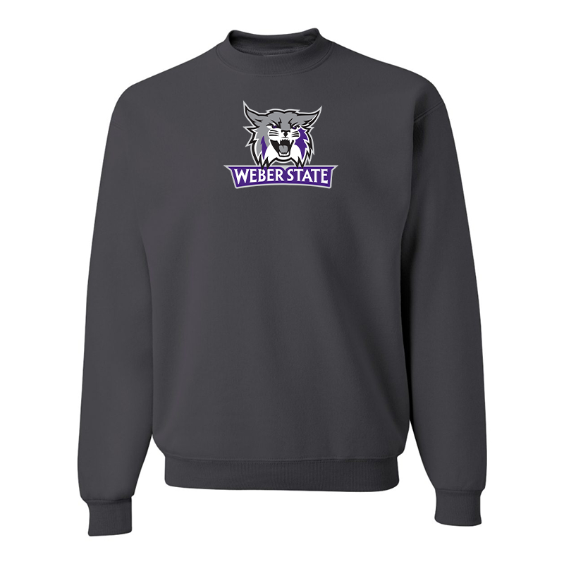 Men's Weber State Wildcats JERZEES NuBlend Crewneck Sweatshirt