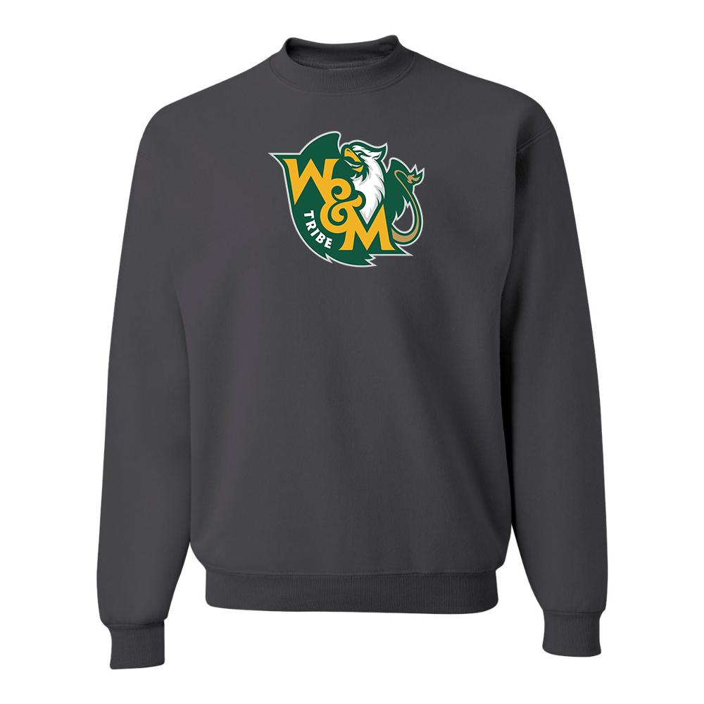 Men's William and Mary Tribe   JERZEES NuBlend Crewneck Sweatshirt