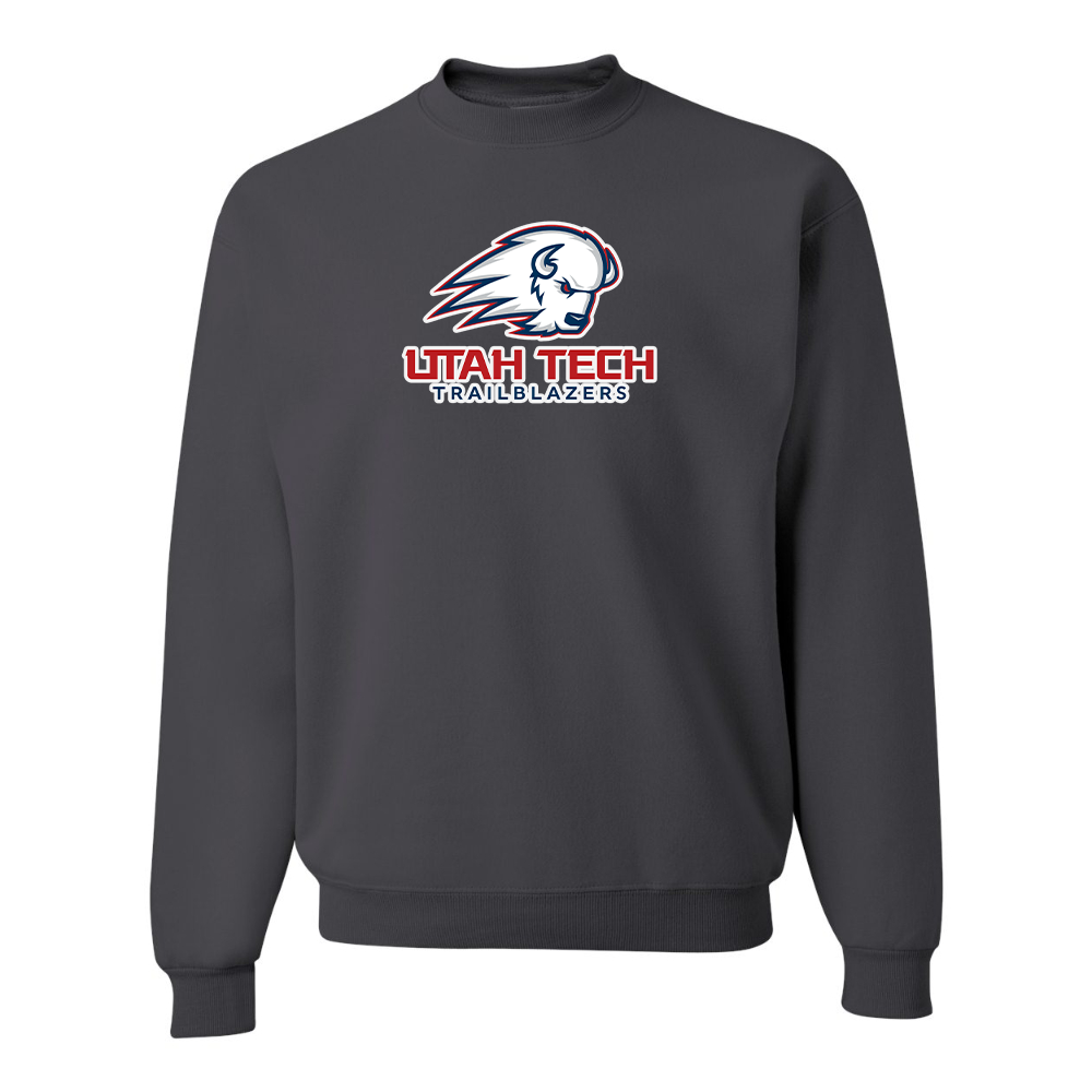 Men's Utah Tech Trailblazers JERZEES NuBlend Crewneck Sweatshirt