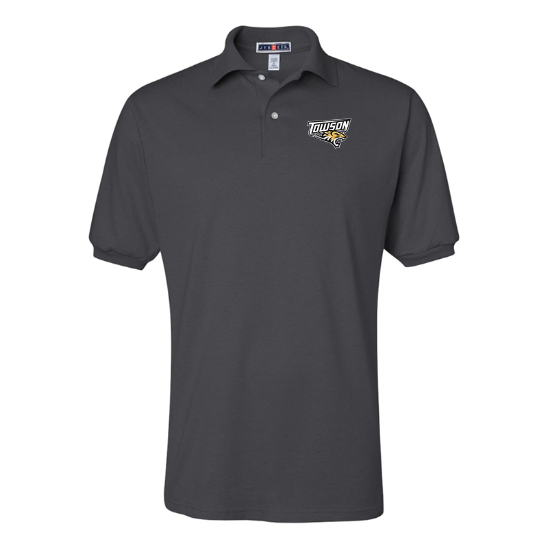 Men's Towson Tigers JERZEES  SpotShield polo