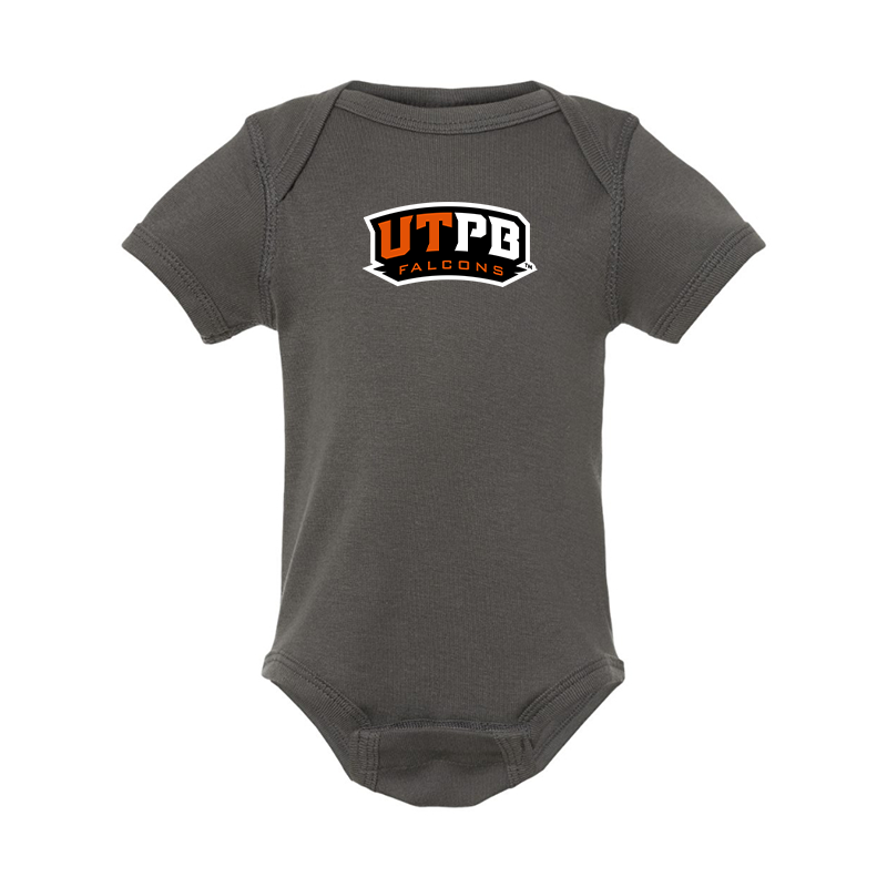 UTPB Falcons  Rabbit Skins Infant Baby Rib Bodysuit