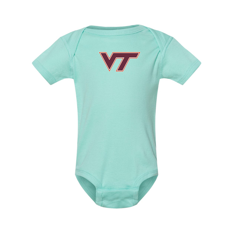 Virginia Tech Hokies  Rabbit Skins Infant Baby Rib Bodysuit