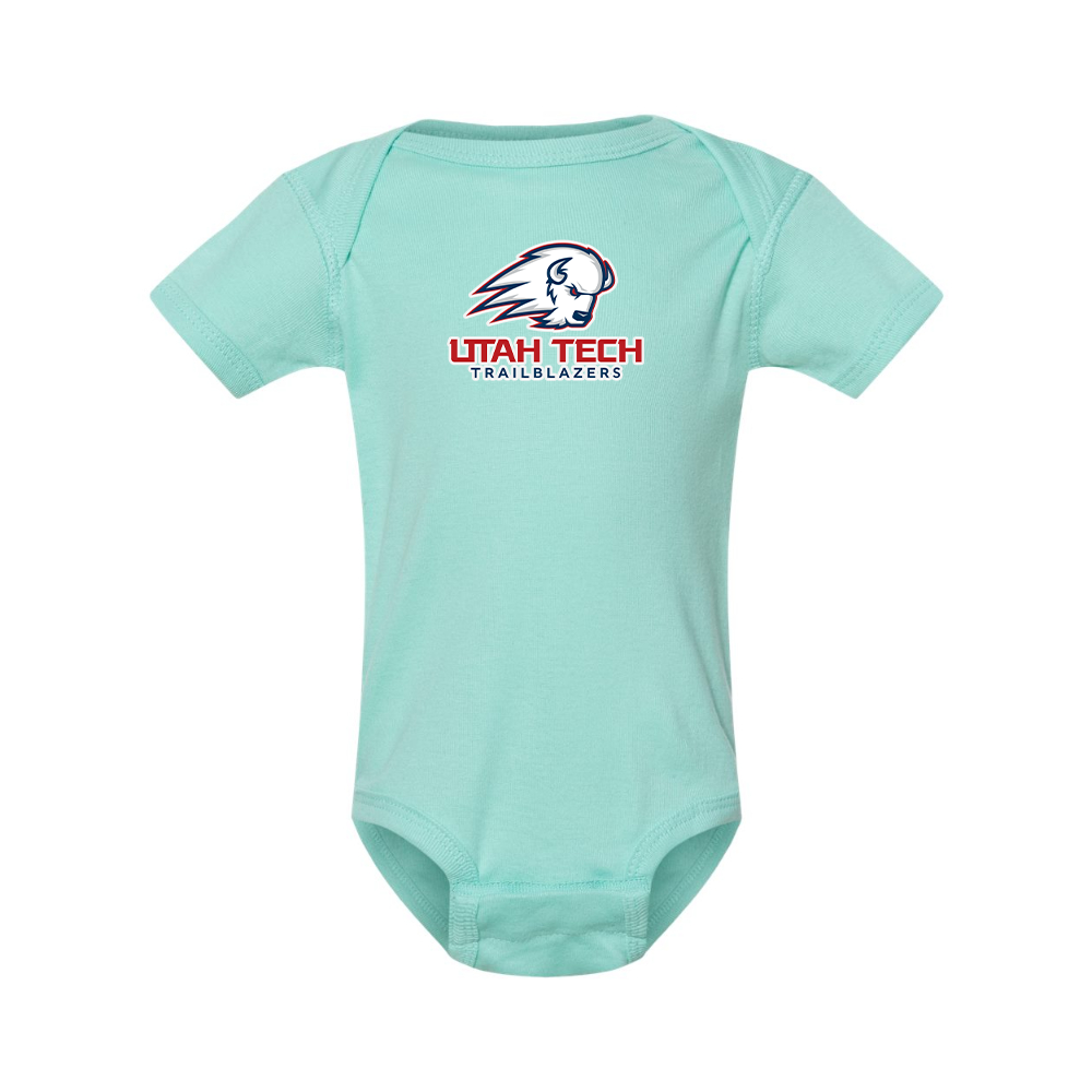 Utah Tech Trailblazers Rabbit Skins Infant Baby Rib Bodysuit