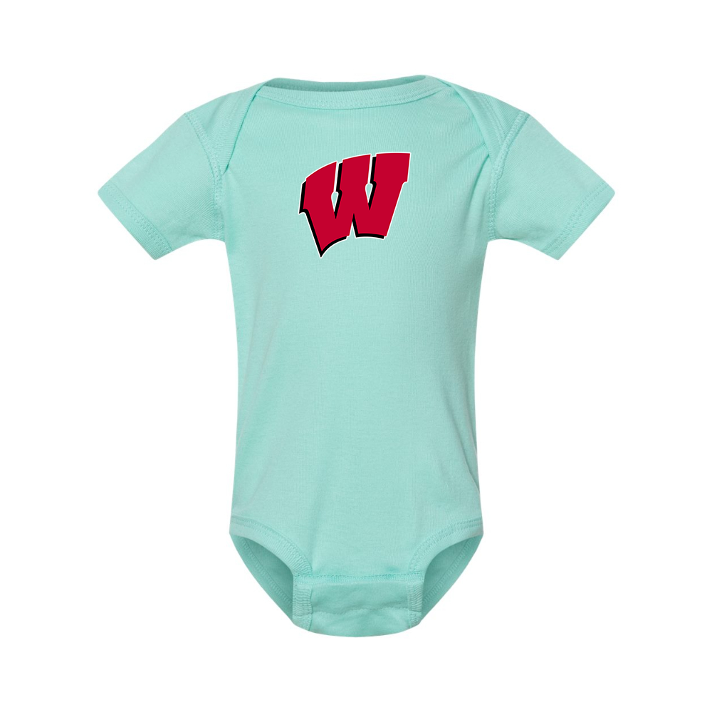 Wisconsin Badgers Rabbit Skins Infant Baby Rib Bodysuit
