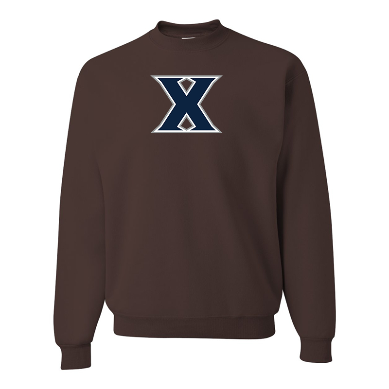 Men's Xavier Musketeers JERZEES NuBlend Crewneck Sweatshirt