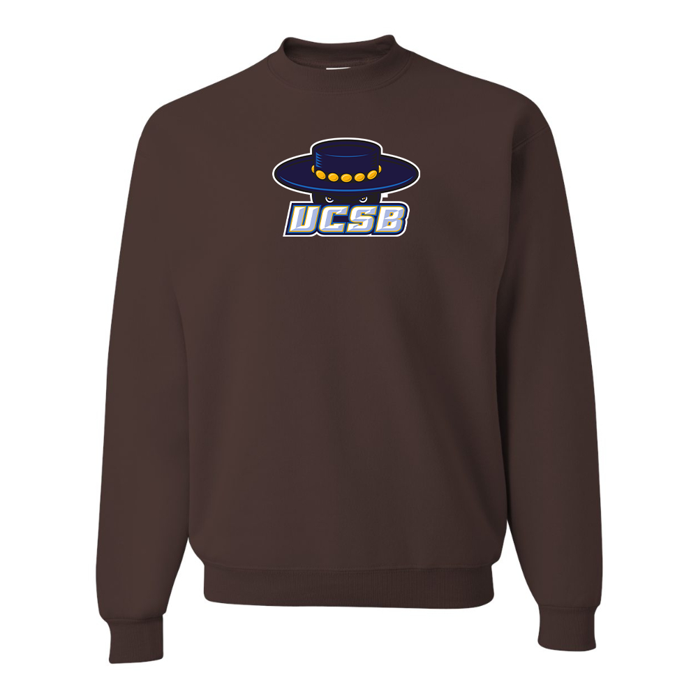 Men's UCSB Gauchos  JERZEES NuBlend Crewneck Sweatshirt