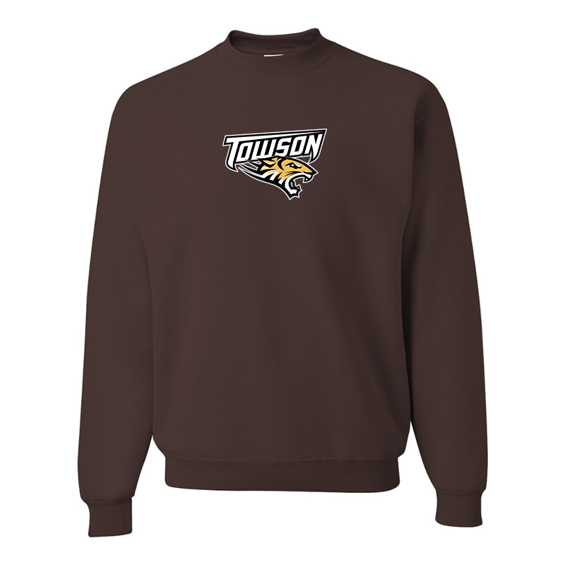 Men's Towson Tigers  JERZEES NuBlend Crewneck Sweatshirt