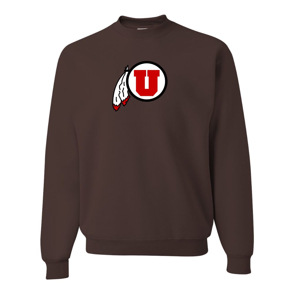Men's Utah Utes JERZEES NuBlend Crewneck Sweatshirt
