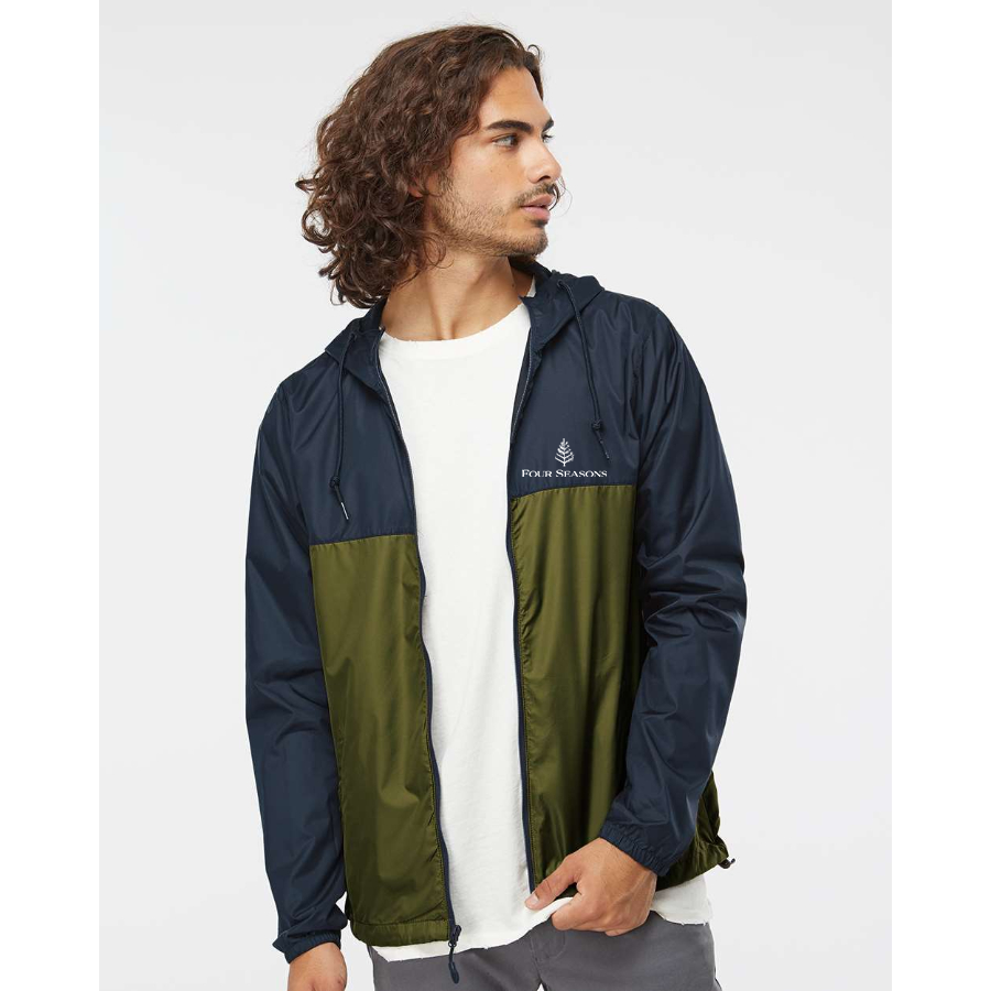 Men's  Four Seasons Independent Trading Co Lightweight Windbreaker Full-Zip Jacket