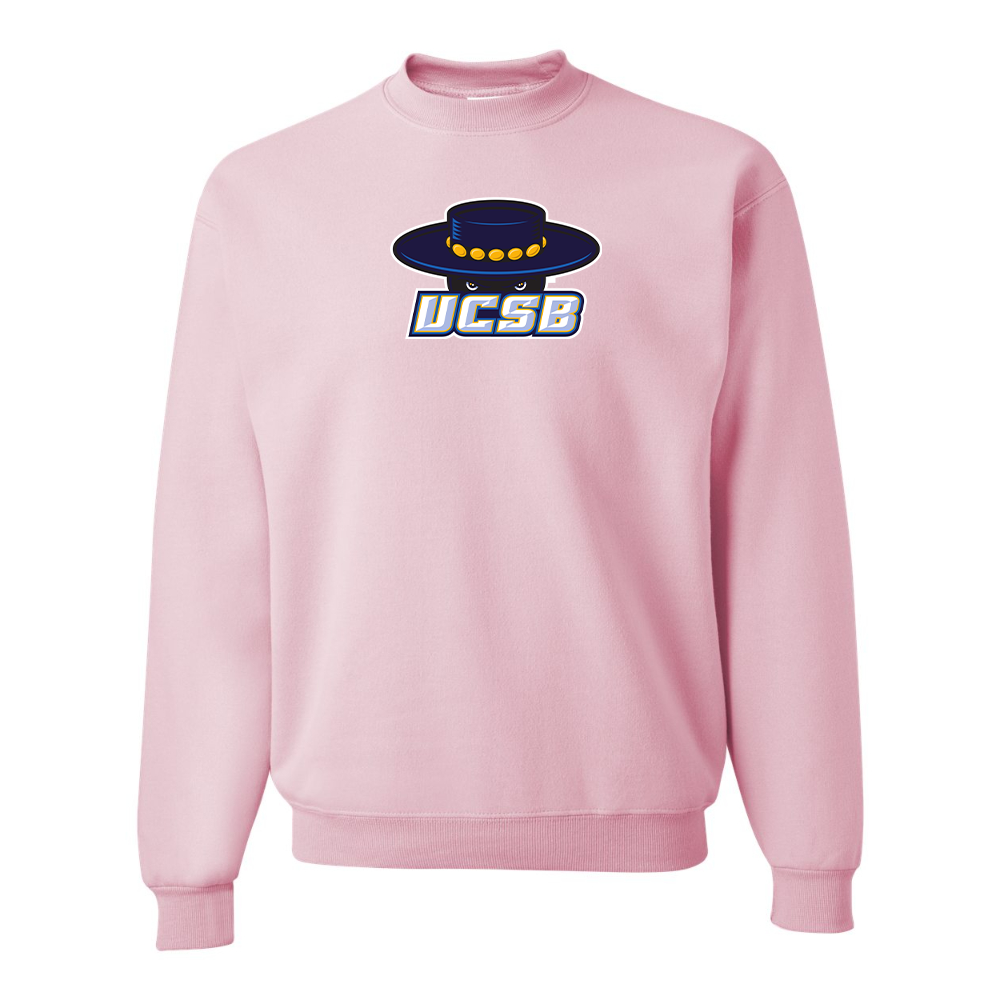 Men's UCSB Gauchos  JERZEES NuBlend Crewneck Sweatshirt