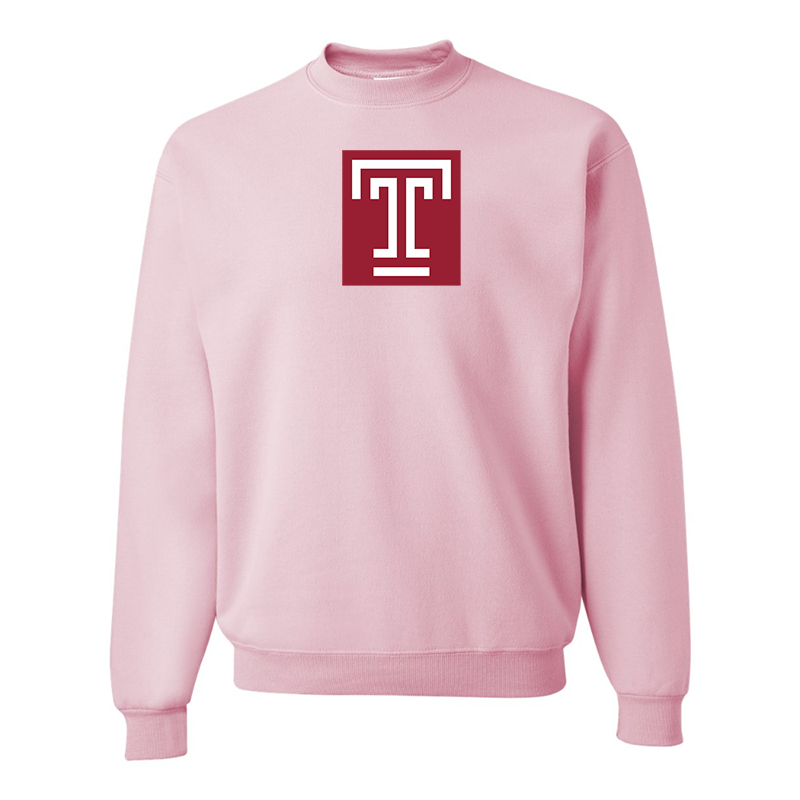Men's Temple Owls  JERZEES NuBlend Crewneck Sweatshirt