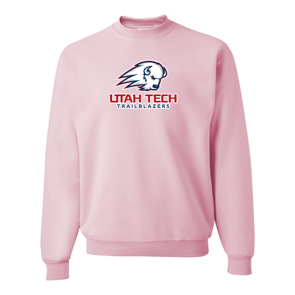 Men's Utah Tech Trailblazers JERZEES NuBlend Crewneck Sweatshirt
