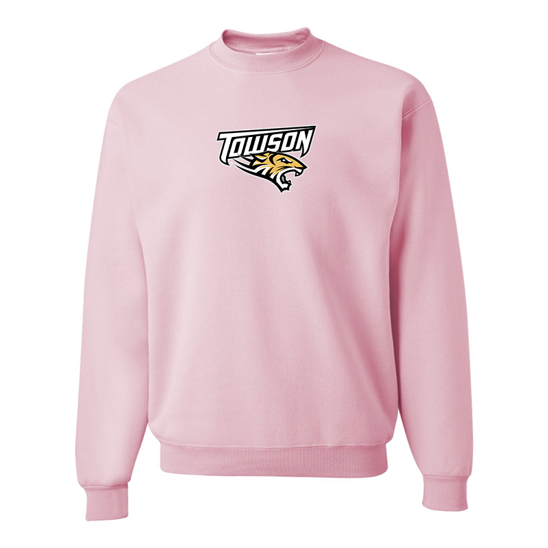 Men's Towson Tigers  JERZEES NuBlend Crewneck Sweatshirt