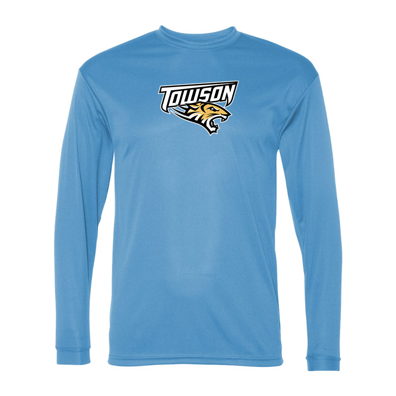Men's Towson Tigers Performance Long Sleeve T-Shirt