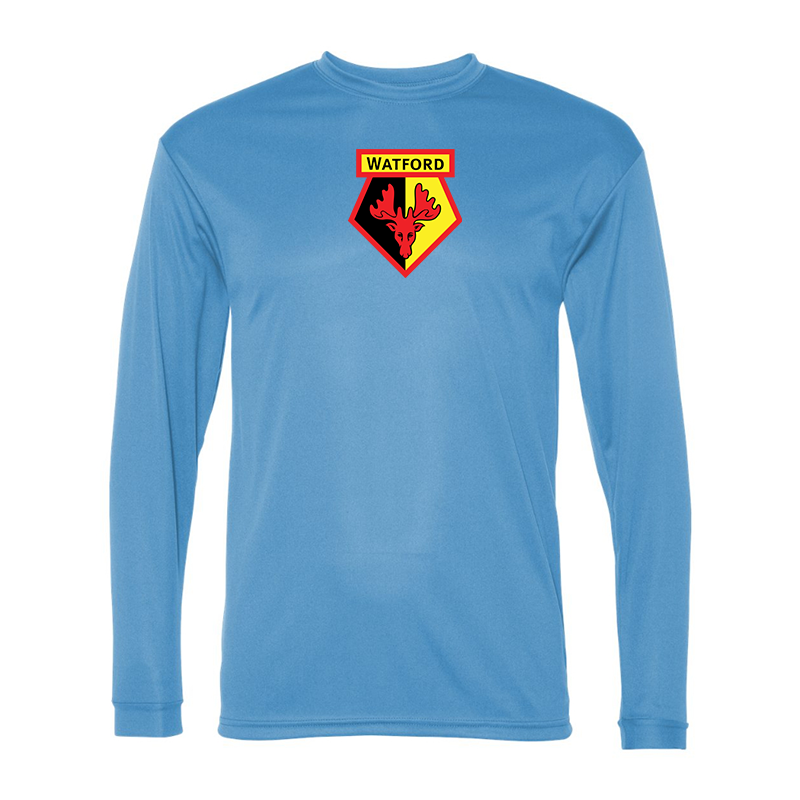 Men's Watford Soccer Performance Long Sleeve T-Shirt