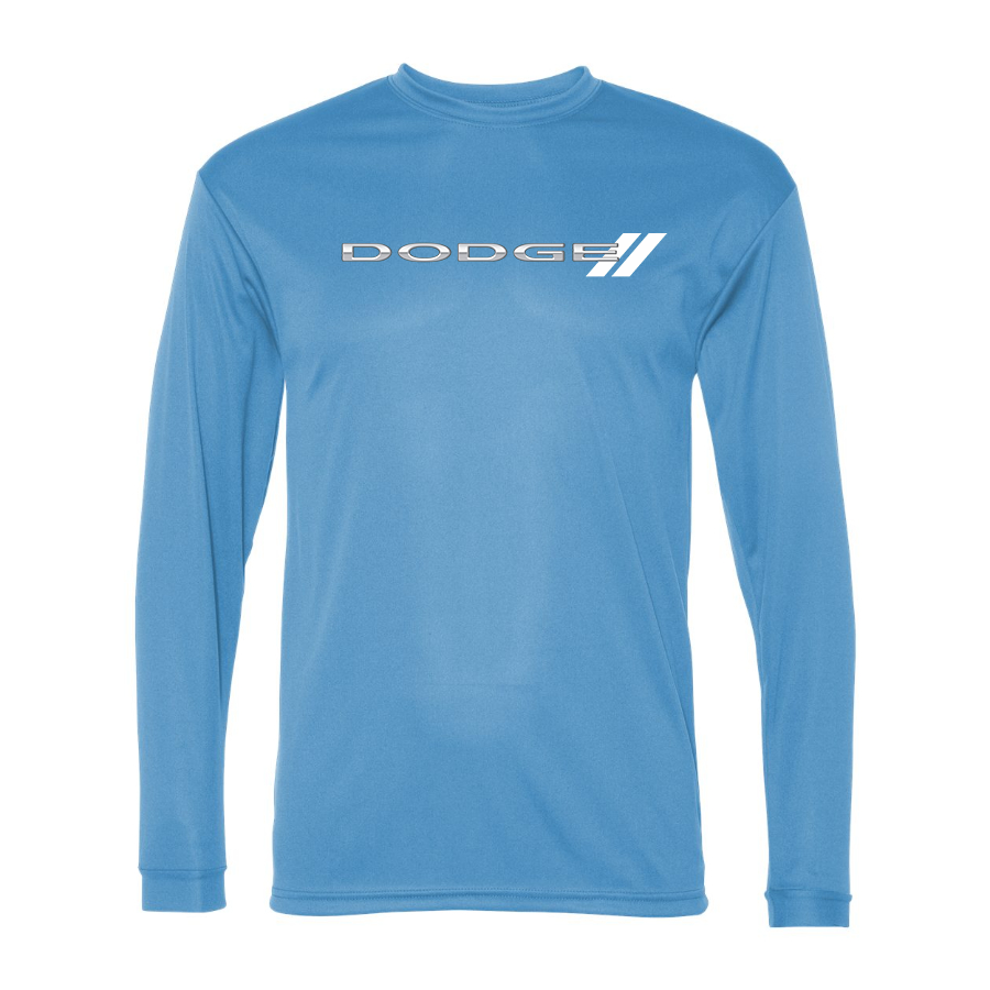 Men's  Dodge Car  Polyester Long Sleeve T-Shirt
