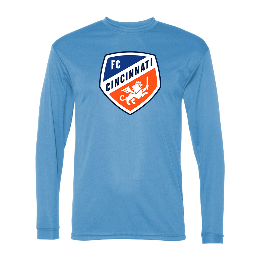 Men's  FC Cincinnati Polyester Long Sleeve T-Shirt
