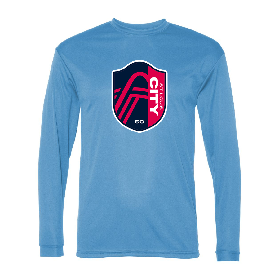 Men's St. Louis City Soccer Performance Long Sleeve T-Shirt