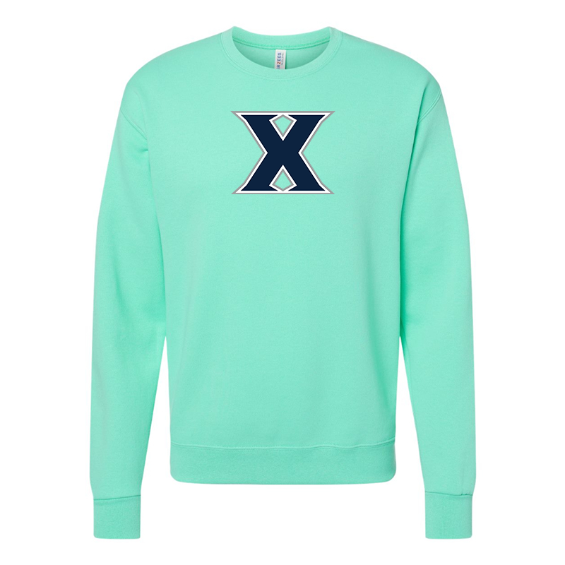 Men's Xavier Musketeers JERZEES NuBlend Crewneck Sweatshirt