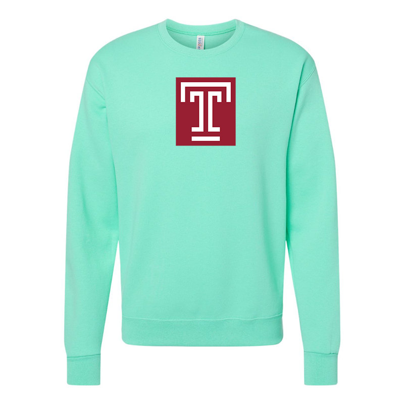 Men's Temple Owls  JERZEES NuBlend Crewneck Sweatshirt