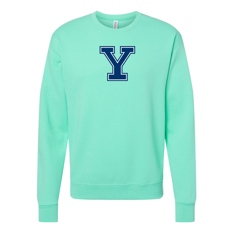 Men's Yale Bulldogs JERZEES NuBlend Crewneck Sweatshirt