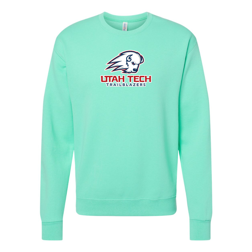 Men's Utah Tech Trailblazers JERZEES NuBlend Crewneck Sweatshirt