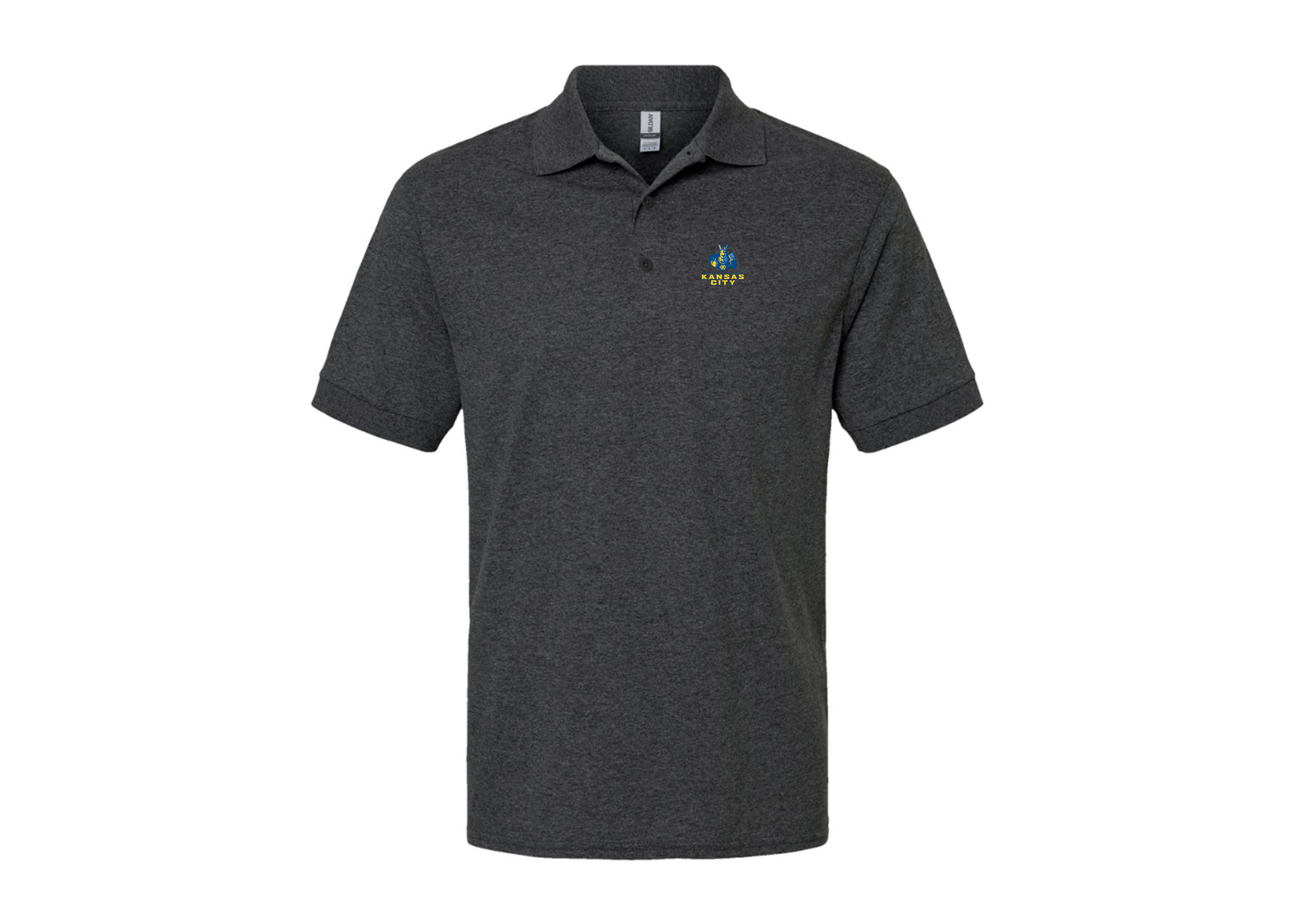 Men's UMKC Kangaroos Gildan Dry Blend Jersey Polo