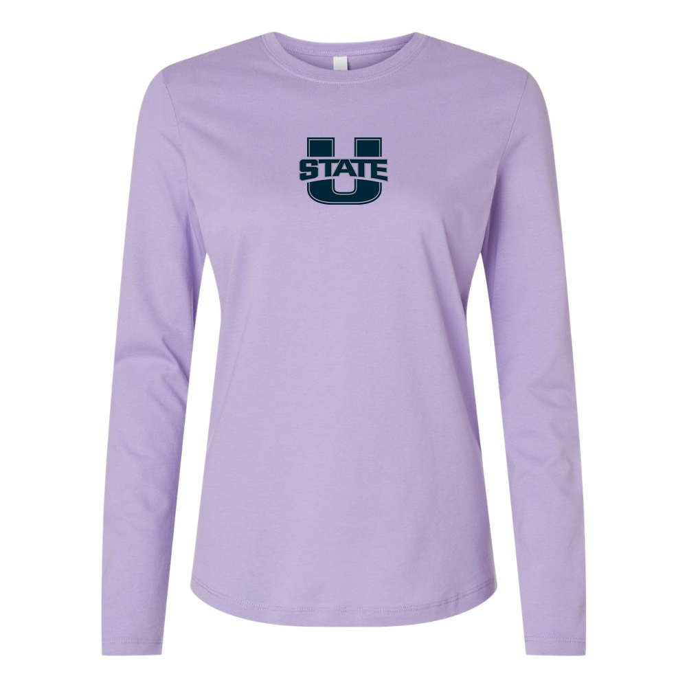BELLA CANVAS Women’s  Utah State Aggies Jersey Long Sleeve Tee