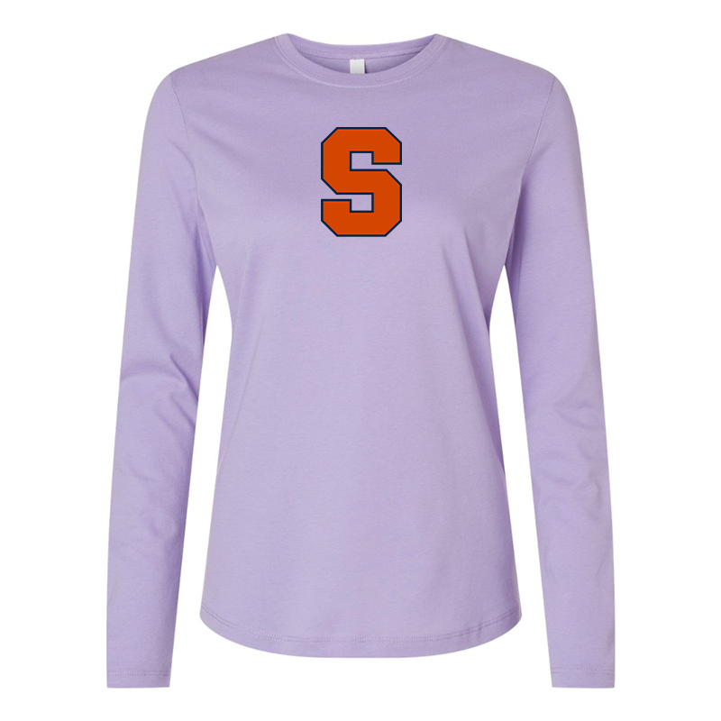 BELLA CANVAS Women’s Syracuse Orange Jersey Long Sleeve Tee