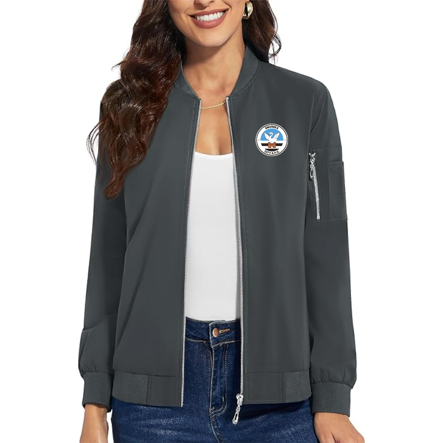 Women's Swansea City Soccer  Premium Bomber Jacket Outerwear