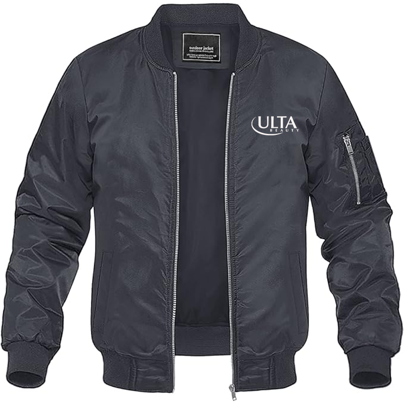 Men's Ulta Beauty  Lightweight Bomber Jacket Windbreaker Softshell Varsity Jacket Coat