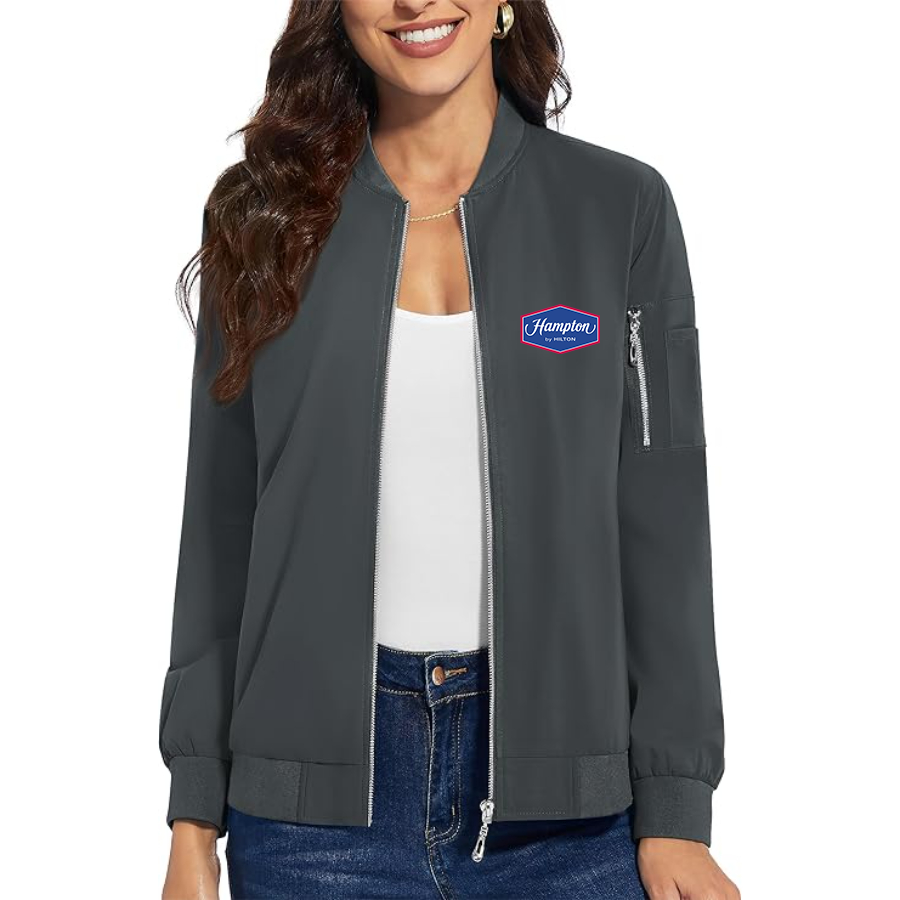 Women's Hampton by Hilton Premium Bomber Jacket Outerwear