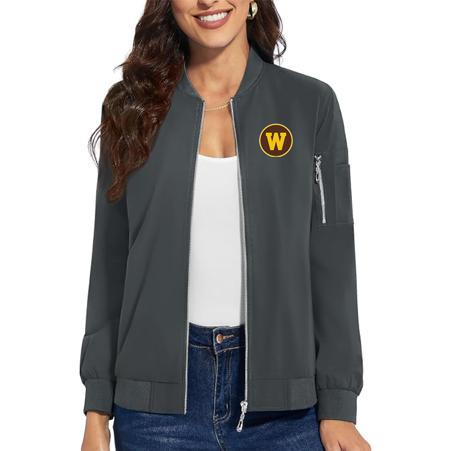 Women's Western Michigan Broncos  Premium Bomber Jacket Outerwear