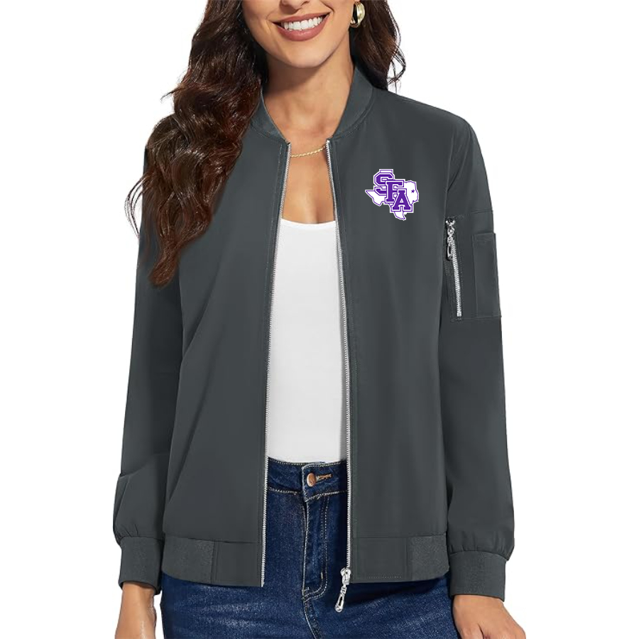 Women's Stephen F. Austin Lumberjacks  Premium Bomber Jacket Outerwear
