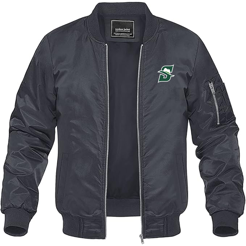 Men's  Stetson Hatters Lightweight Bomber Jacket Windbreaker Softshell Varsity Jacket Coat