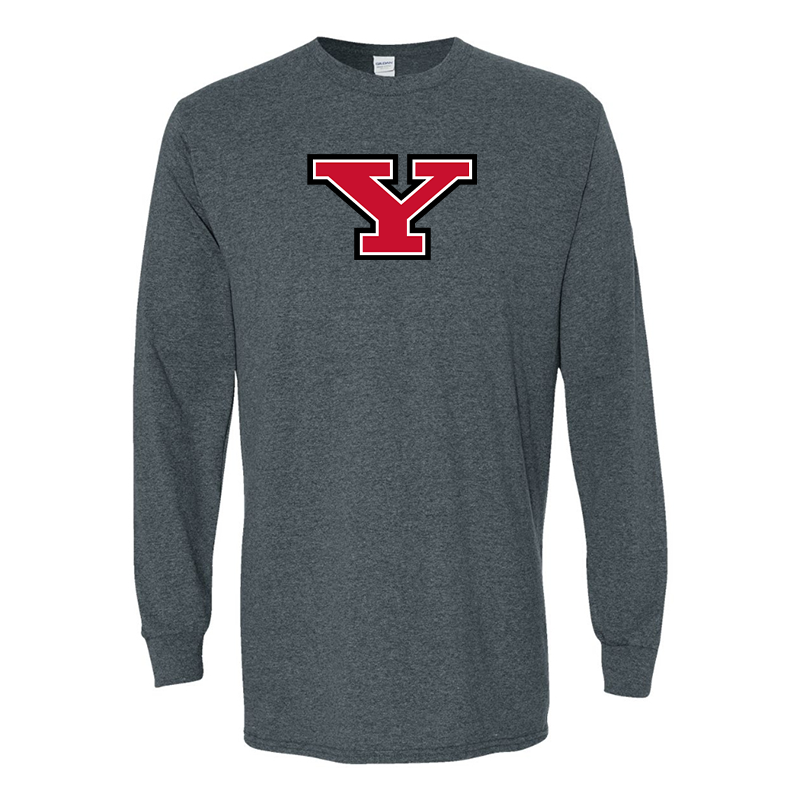 Men's Youngstown State Penguins Gildan Heavy Cotton Long Sleeve T-Shirt