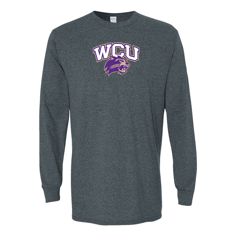 Men's Western Carolina Catamounts Gildan Heavy Cotton Long Sleeve T-Shirt