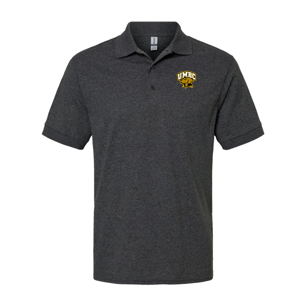 Men's  UMBC Retrievers Gildan Dry Blend Jersey Polo