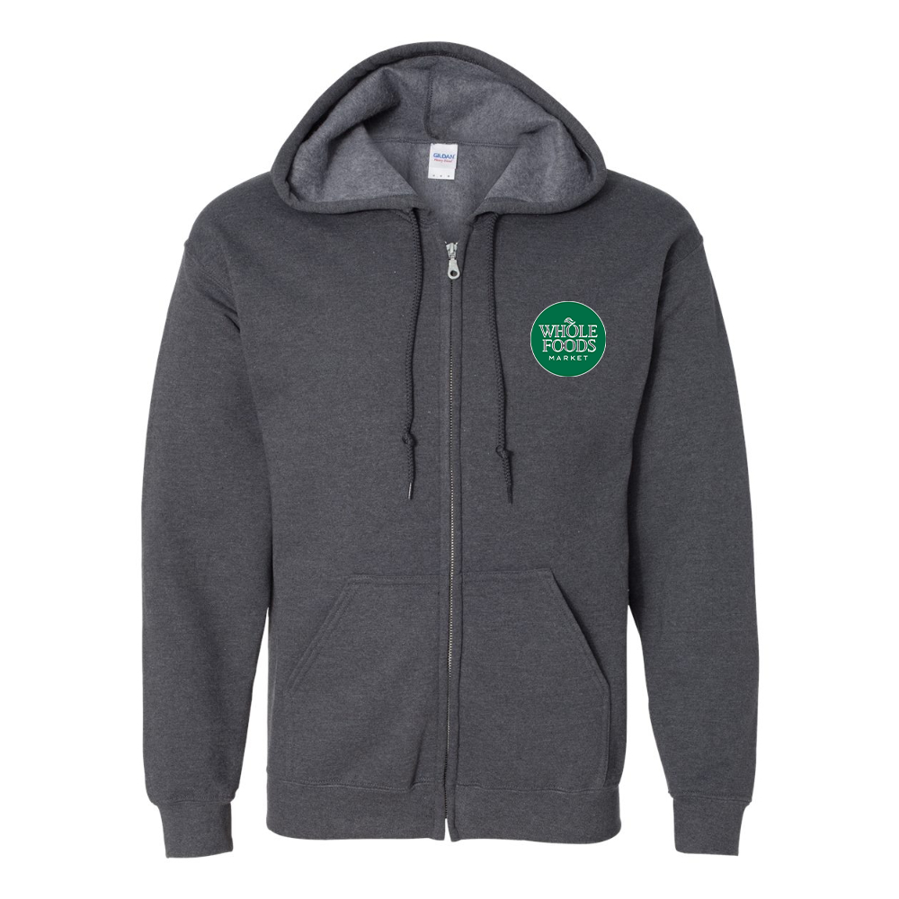 Men's Whole Foods Market Gildan  Heavy Blend Full Zip Hooded Sweatshirt