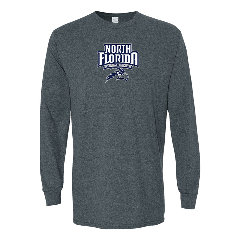 Men's  UNF Ospreys  Gildan Heavy Cotton Long Sleeve T-Shirt