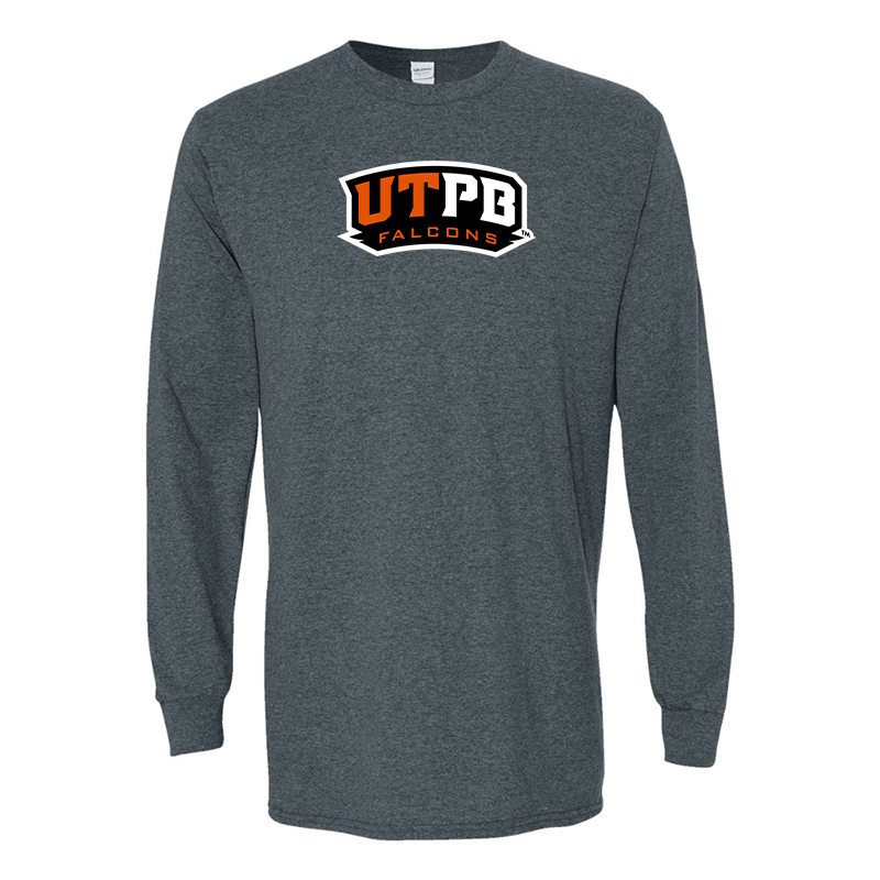 Men's  UTPB Falcons Gildan Heavy Cotton Long Sleeve T-Shirt
